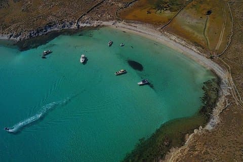 Crociera privata a Mykonos, Delos e Rhenia