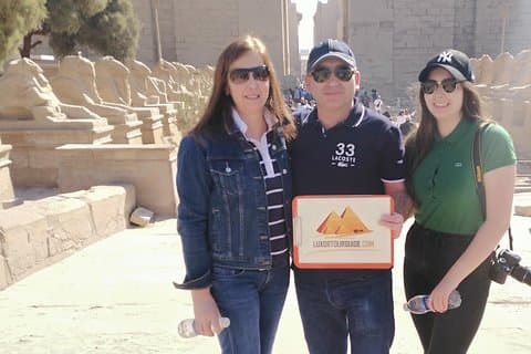 Halv dagstur till Luxors östra bredd (Karnak- och Luxor-templen)