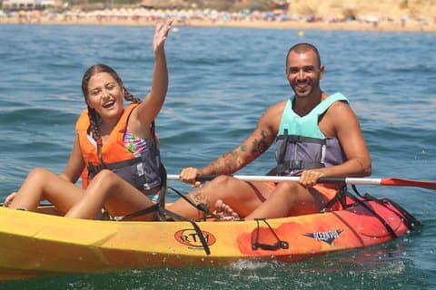 Kayak Rental in Armação de Pêra Beach, Algarve, Portugal