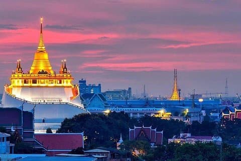 Bangkok Glitter Sunset Tour : tempel & attractie die insta-waardig is