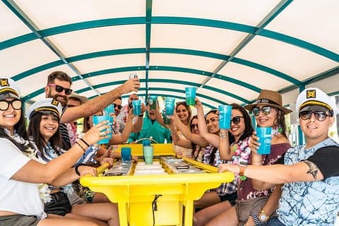 Sandbar Splash e passeio de iate em Fort Lauderdale