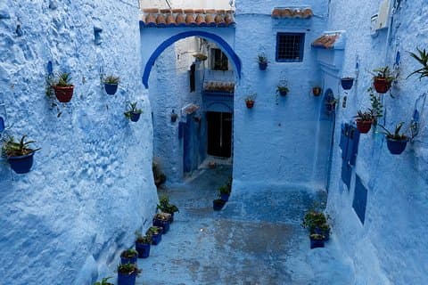 Tagesausflug in kleiner Gruppe nach Chefchaouen ab Fes