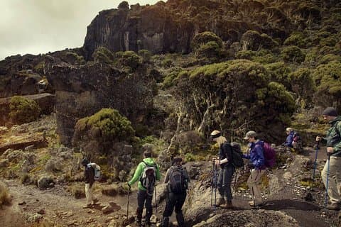 6Days _Hiking _Machame _Route _Kimanajaro _Mountain