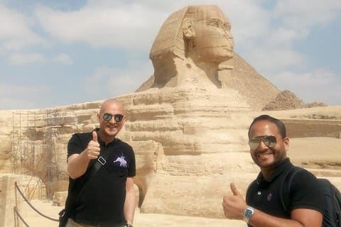 Giza Pyramids , Sphinx , Sakkara private day tour