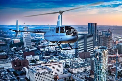 Breve tour in elicottero sopra il centro di Nashville TN
