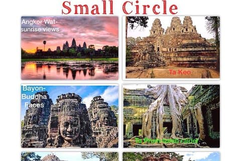 Oplev Angkor Wat og andre fascinerende templer ved Small Circuits