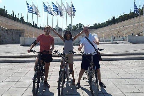Mezedaki-proeverij en fietstocht op een eBike in Athene