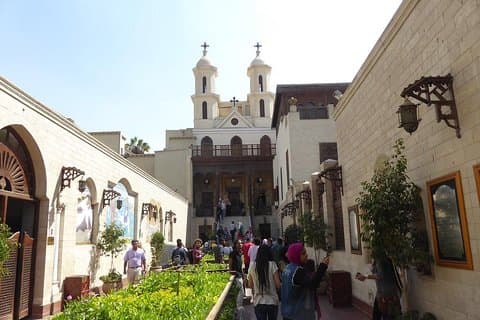 Private Koptische Cairo-grot, hangende kerk ST Simon-klooster