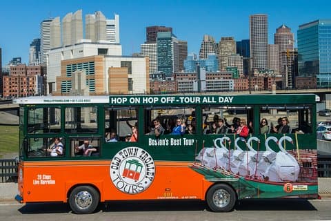 Tour in Trolley Hop-On Hop-Off di Boston con 13 fermate