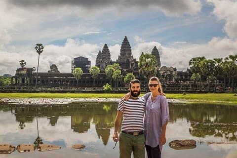 Angkor Park Small, Big Circuit och Banteay Srei Tour på två dagar