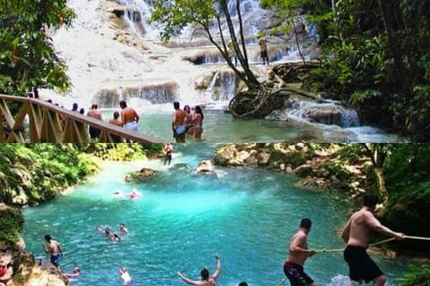 Excursión a las cataratas del río Dunn y al Agujero Azul desde Montego Bay