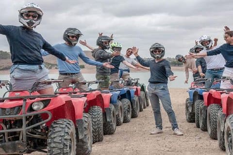 Halve dag quad meer en agafay woestijn