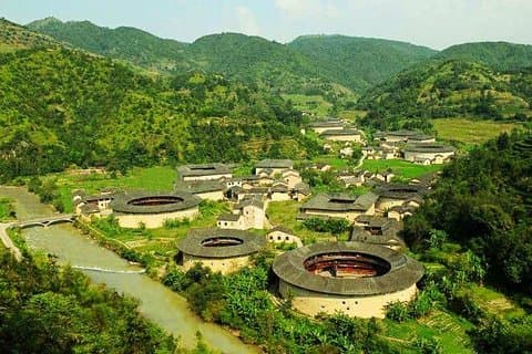 Visite privée d'une journée à Tianluokeng Tulou et au village de Taxia au départ de Xiamen
