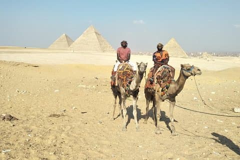 Privat tur i Giza-pyramiderne og sfinxen med kameltur