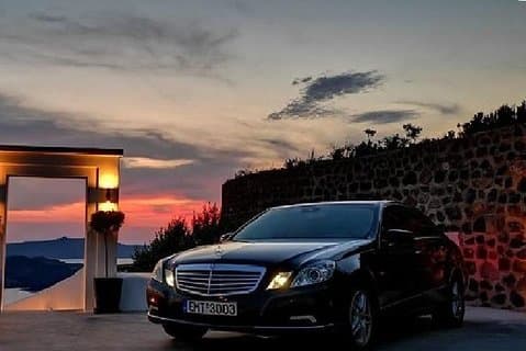 Santorini Privat overførsel op til 8 personer