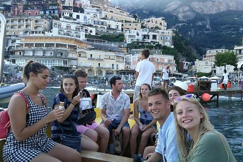 Excursión en barco privado de lujo a Positano y Capri