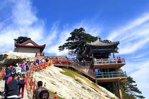 Gita giornaliera all-inclusive in montagna Huashan da Xian