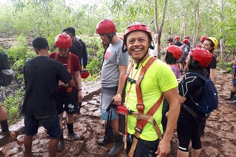 Jomblang Cave och Pindul Cave Tour från Yogyakarta