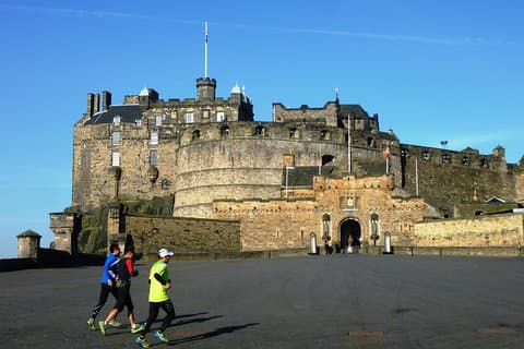Panoramische hardlooptocht door Edinburgh