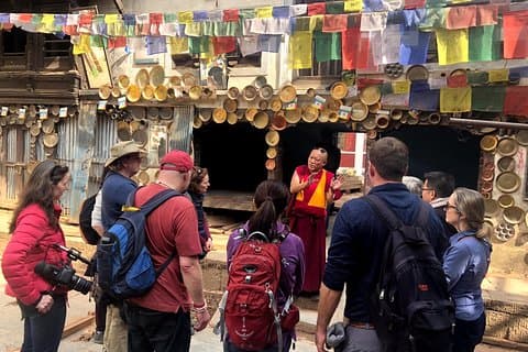 Vieux Katmandou, place Durbar, patrimoine de l'UNESCO et déesse vivante