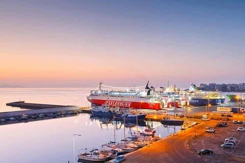 Rafina Hafen nach Athen Zentrum