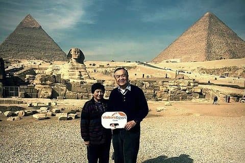 Giza-pyramider og sfinxtur