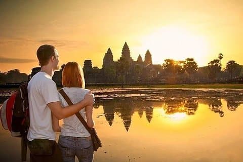 Visite privée d'Angkor Wat avec observation du coucher du soleil