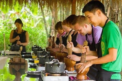 Khmer privé kookcursus bij een lokaal thuis