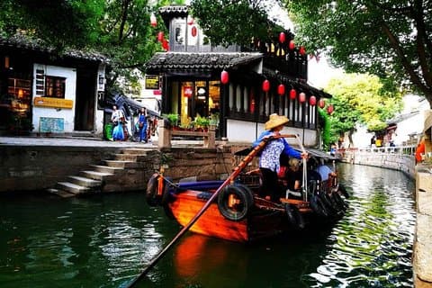 2-Day Private Hangzhou and Suzhou Tour Include Tongli Water Town from Shanghai