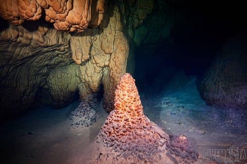 Cenotes de mergulho Tak Be Ha e Tak Be Lum