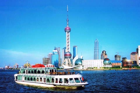 Shanghai City höjdpunkter Privat dagstur med Huangpu River Cruise