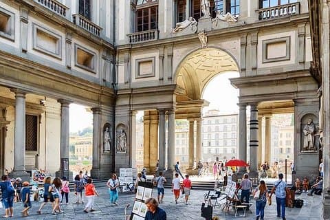 Utforsk Firenze: Uffizi Gallery guidet tur med en kunst Ekspert