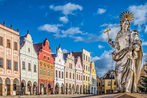 Telc und Cervena Lhota Chateau Private Tour von Prag