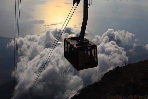 Tahtali-kabelbaan, 2350 m boven zeeniveau! Van Antalya