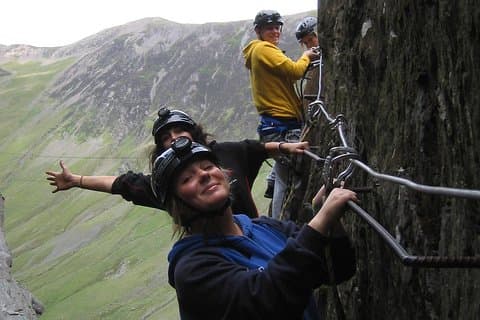 ケズウィックでのフェラータエクスペリエンスで3時間