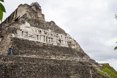 Xunantunich, Cave Tubing & Ziplining from Hopkins