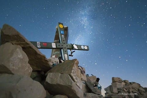 Noche y amanecer en Monte Vettore: el techo de las Marcas