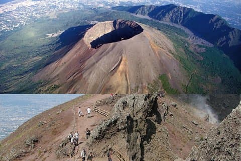 アマルフィ海岸からポンペイとベスビオを楽しむ
