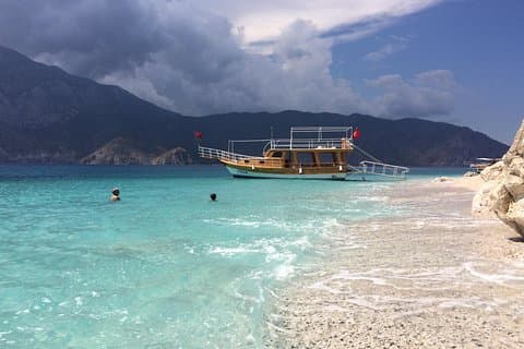 Boat trip from Adrasan to Suluada island, Antalya region