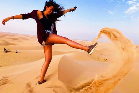 Sunset Desert Safari par Quad Runner & Camel Ride