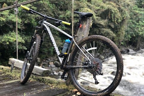 Mountainbikeroute door San Agustín en omgeving