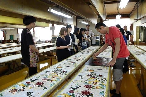 [All tour course] Aoyagi Kimono Factory workshop tour-Until one kimono is made-