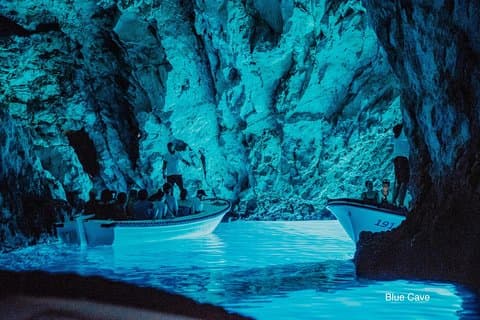 Private Blue cave, Mamma Mia and Hvar, 5 islands tour from Trogir