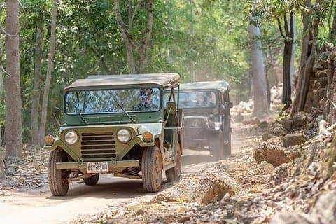 Heldags Phnom Kulen Sacred Mountain av Jeep