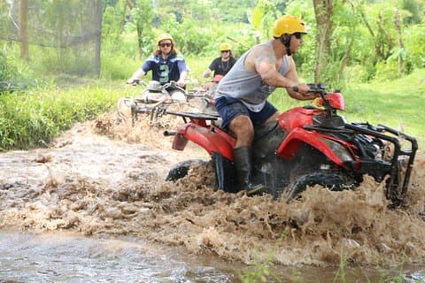 All Inclusive : ATV Tour with Visit to Iconic Temple Tanah Lot