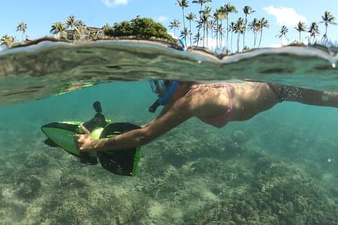 Recorrido guiado por la playa en Eco Sea Scooter desde la famosa bahía de Kapalua