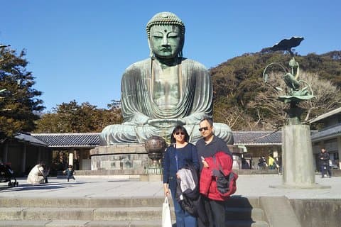 Excursão de 6 horas em Kamakura por guia qualificado usando transporte público