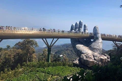 Excursión en tierra privada al PUENTE DE ORO BA NA HILL & DRAGON BRIDGE DA NANG CITY