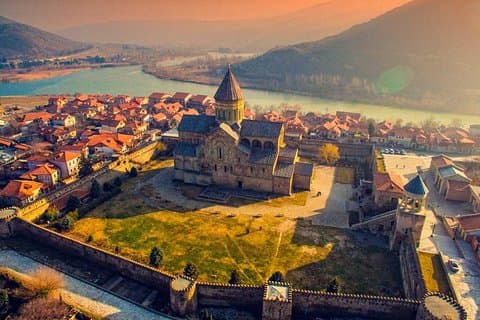 from TBILISI to Mtskheta, Jvari, Uplistsikhe, Stalins museum