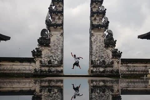 Pacote do portão do templo de Bali Lempuyang para o céu